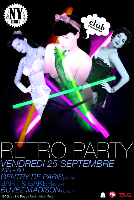 Retro Party NY Club Paris